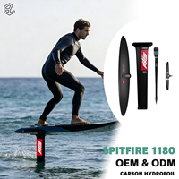 AXIS Spitfire 1180 pour le Wingfoil Débutant, Aile en Fibre de Carbone AXIS HM, Hydrofoil Léger, Planche de SUP pour la Plongée en Mer