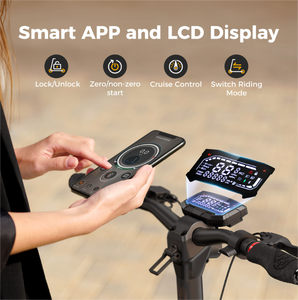 Scooter Eléctrico Portátil para Adultos en Existencia, IX7Pro de Dos Ruedas, Motor sin Escobillas de 2000W, Scooter Eléctrico Plegable Todoterreno - Product Image 5