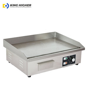 Plaque chauffante électrique commerciale en acier inoxydable à dessus plat plaque chauffante de cuisson facile à nettoyer Snack Barbecue <span class=keywords><strong>Plancha</strong></span> Restaurant - Product Image 3