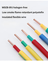 Cable de Cobre BV de 1/1.5/2.5/4/6/10 mm², 450/750 V, Aislado con PVC, para Cableado Eléctrico en la Construcción de Viviendas, Gran Venta
