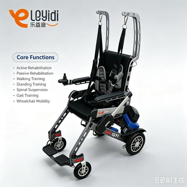 High Quality Medical Lower Limb Rehabilitation Robot Gait Training Exoskeleton Disabled Elderly Home Physiotherapy Use LEYIDI CE