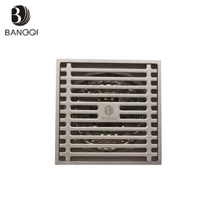 Clapet Anti-retour Sanitaire Nettoyage Garage Grilles Couverture Chrome Drain de Plancher