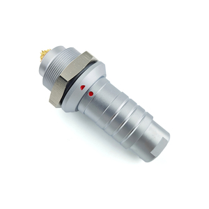 Connecteur circulaire push-pull personnalisé avec assemblage de câbles pour audio et vidéo, contacts en laiton plaqué or, <span class=keywords><strong>protection</strong></span> IP50 - Product Image 3