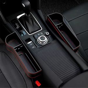 2 1 Pcs Leather Multifunctional Auto Accessories Filler <b>Storage</b> Car Seat Side Organizer Custom Logo - Product Image 2