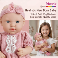 Poupées nouveau-nés Belinda Lovely, poupées reborn en vinyle pour filles, poupées nouveau-nés réalistes, poupées reborn réalistes, nouveau-nés
