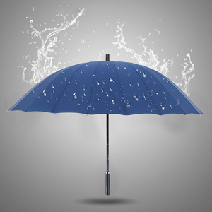 Paraguas Recto de 24 Varillas, Estructura de Aleación de Nylon, Apertura Manual, Regalo Empresarial, Paraguas Publicitario, Protección Solar y contra la Lluvia, Diseño Minimalista - Product Image 1