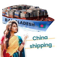 Excellent transitaire bon marché de la Chine DDP DDU au Bengale Bangladesh LCL + Express par mer et livraison par camion