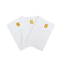 Carte PVC personnalisée avec puce SLE4442, carte intelligente à contact sécurisé pour système prépayé de télécommunications IP, interface de communication NFC RFID
