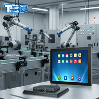 Panel PC Industrial Todo en Uno de 7-27 Pulgadas con Pantalla Táctil Capacitiva/Resistiva, Allwinner A133 Quad-Core, Sin Ventilador, para Automatización de Kioscos
