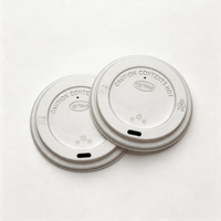 Couvre-gobelets jetables en PS multi-tailles, couvercles en plastique de qualité alimentaire Idecorgift Htf-PL-004 pour les commerces de boissons, disponibles en gros