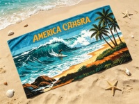 Premium 100% Cotton Velour Beach Towel 70x140cm Reactive Printed Quick Dry Soft Bath Beach Towel
