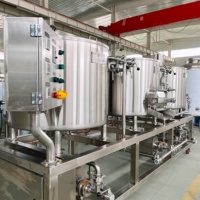Équipement de micro-brasserie 200L Line 3-Vessel pour brassage domestique, en acier inoxydable 304, garantie 3 ans