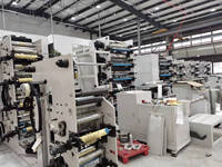 Imprimante d'étiquettes automatique rouleau à rouleau, Machine d'impression Flexo 4 couleurs