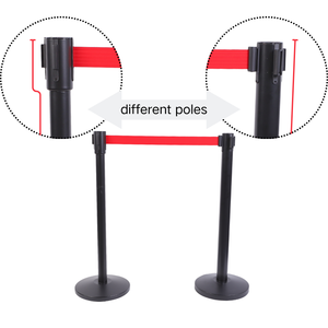 Cheap Crowd Control <strong>barrier</strong> Commercial Grade Round Base <strong>Barrier</strong> With Reinforced 63mm Stainless Steel Pole And 2m Retractable Belt - Product Image 5