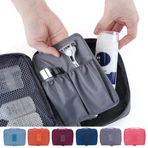 Travel Cosmetic Storage Bag Rectangle Waterproof Polyester Makeup Organizer For Women Travel And Business Use - Product Image 3