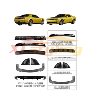 ชุดแต่งรถยนต์ XLstyling รุ่นใหม่ คุณภาพสูง กันชนหน้า สปอยเลอร์ลิ้นหน้า ดิฟฟิวเซอร์หลัง สำหรับ Camaro <span class=keywords><strong>Challenger</strong></span> - Product Image 3