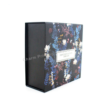 Boîte cadeau sur mesure en carton rigide, boîte magnétique, boîte magnétique mate, emballage de luxe, boîte cadeau pliable avec couvercle magnétique