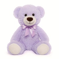 Grosir boneka beruang Teddy tujuh warna dengan pita sutra, mainan boneka beruang Teddy mewah lucu hadiah anak