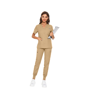 Ampio in forma traspirante Scrub medico tessuto pettinato di alta qualità facilitando le operazioni di cura cura Scrub uniformi ospedaliere - Product Image 2