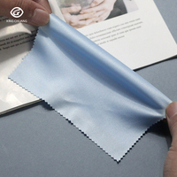 Chiffonnette de nettoyage pour lunettes en microfibre douce avec logo personnalisé, emballage en sac OPP, vente en gros, pour lunettes et verres