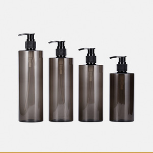 PET <b>Plastic</b> Bottles Cylinder Lotion Pump Cosmetic <b>Packaging</b> Body Lotion 4 Sizes Hc-037 - Product Image 1