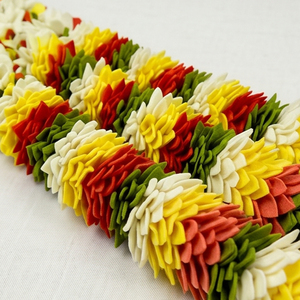 Guirnalda de Flores Artificiales Multicolores, Decoración Colgante para Bodas, Festivales, Hogar, Templo, Puerta, Decoración Floral - Product Image 4