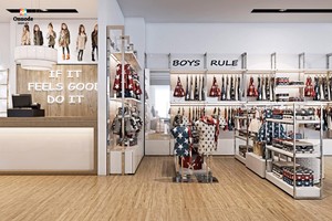 Tienda de ropa personalizada para niños Diseño de ropa para niños Estantes de exhibición Proveedor de muebles para tiendas minoristas Boutiques - Product Image 5