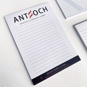 A5 Tùy Chỉnh Văn Phòng Trường Văn Phòng Phẩm Màu Đỏ Màu Xanh Lá Cây Lưu Ý <span class=keywords><strong>Pads</strong></span> Với Letterhead In Ấn Logo Giấy Độn Bằng Văn Bản Vẽ Memo Notepad - Product Image 2