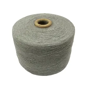 Cheap Price Good Quality Free Sample Recycled Dyed Or Grey Polyester Cotton Knitting Blended Yarn For Knitting