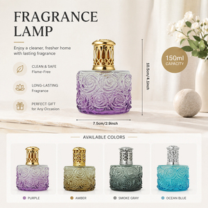 Lámpara de Aroma para el Hogar Estilo <span class=keywords><strong>Berger</strong></span>, Lámpara Catalítica de Perfume de Vidrio para Uso Aromático, Venta al por Mayor - Product Image 4