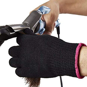 Gants professionnels personnalisés de protection des mains résistants à la chaleur <span class=keywords><strong>pour</strong></span> coiffeuse fer plat à friser et baguette à friser - Product Image 6
