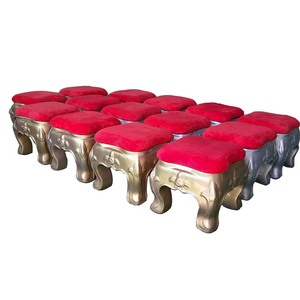 Set Completo di Mobili <span class=keywords><strong>da</strong></span> Esterno per Bambini, Design Moderno per Soggiorno e Terrazza, Divano, Sedia, Sgabello, <span class=keywords><strong>Tavolo</strong></span>, Scultura in Fibra di Vetro - Product Image 1