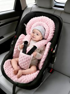 Cojín Adicional <span class=keywords><strong>para</strong></span> Asiento de Coche <span class=keywords><strong>para</strong></span> Bebés, Recién Nacidos y Niños Pequeños, Reversible, Soporte <span class=keywords><strong>para</strong></span> Cabeza y Cuerpo, Malla Transpirable, Minky Dot - Product Image 2