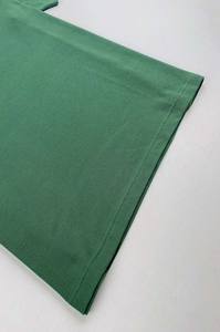 Chemise pour homme en jersey polyester/coton, coupe ajustée, manches courtes, brodée, haute qualité, grande taille, verte, décontractée, pour le golf - Product Image 3