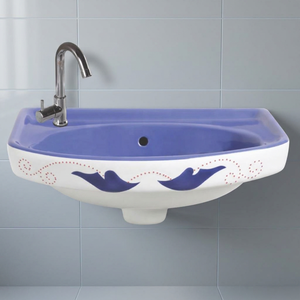 Choco Brown Ceramic <b>Wall</b> Hung Wash Basin Modern Bathroom Hand Wash Sink for Hotel Villa Commercial Projects - Product Image 6