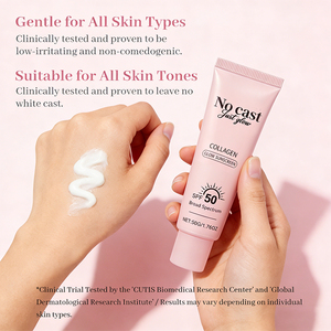 Crème solaire Collagen Glow SPF 50 |   Sans effet blanchâtre, protection à large spectre pour une peau éclatante et hydratée - Product Image 3