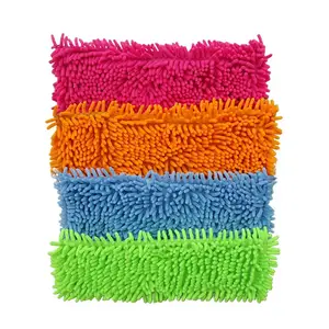 Chenille Mop Replacement Head for Wash Floor Cleaning Cloth Microfiber Self Wring Pads Rags Carbon Towel Accessories