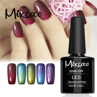 Mixcoco Gel Polish à paillettes pour nail art, gel caméléon, Esmaltes De Gel