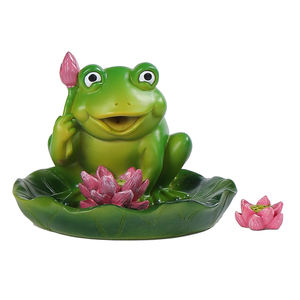 Quemador de <span class=keywords><strong>Incienso</strong></span> de Resina con Diseño de <span class=keywords><strong>Rana</strong></span>, Nuevo Diseño de Torre de Cascada, Soporte para Decoración del Hogar y Oficina, Difusor de Aromaterapia - Product Image 6