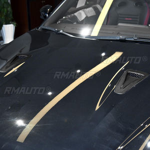 2 Piezas de Rejillas de Ventilación para Capó de Coche de Fibra de Carbono Real, Piezas de Repuesto Modificadas, Cubierta de Entrada de Aire para Nissan GTR R35, Estilo Automotriz - Product Image 6