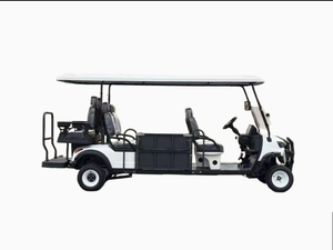 Electric <b>Golf</b> Cart with Ramp 6-Seater Lithium Battery 24km/h 300kg Load Capacity 4 Wheels for Enhanced Usability - Product Image 5