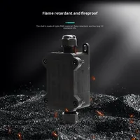 Boîtier de jonction électrique étanche en plastique Namunanee IP68 pour extérieur, avec 3/4 connexions, une entrée et une sortie