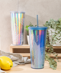 แก้วสแตนเลสไม่มี BPA พร้อมหลอดสำหรับการระเหิดเครื่องดื่มร้อน - Product Image 5