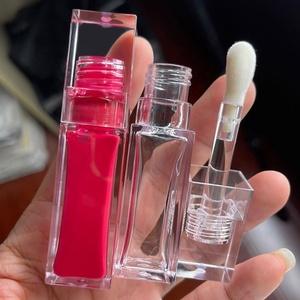 2026 New Arrival Lip Gloss <b>Container</b> <b>Containers</b>, Round Cap and <b>square</b> Lipgloss Tube Cosmetic case with Thick Wall - Product Image 3