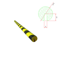 Jessubond Bande de protection d'angle anti-collision en PVC épaissie pour garage, bande de signalisation anti-collision épaissie pour le trafic