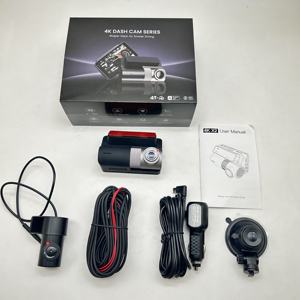 Mini caméra de tableau de bord 4K pour <span class=keywords><strong>voiture</strong></span>, 3,0 pouces, avec application Wifi, double objectif avant et arrière, boîte noire, caméra de tableau de bord 4K pour <span class=keywords><strong>voiture</strong></span> - Product Image 6