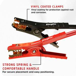 Câbles <span class=keywords><strong>de</strong></span> démarrage pour batterie <span class=keywords><strong>de</strong></span> voiture, câbles <span class=keywords><strong>de</strong></span> suralimentation automobiles robustes pour démarrer les batteries mortes ou faibles - Product Image 2