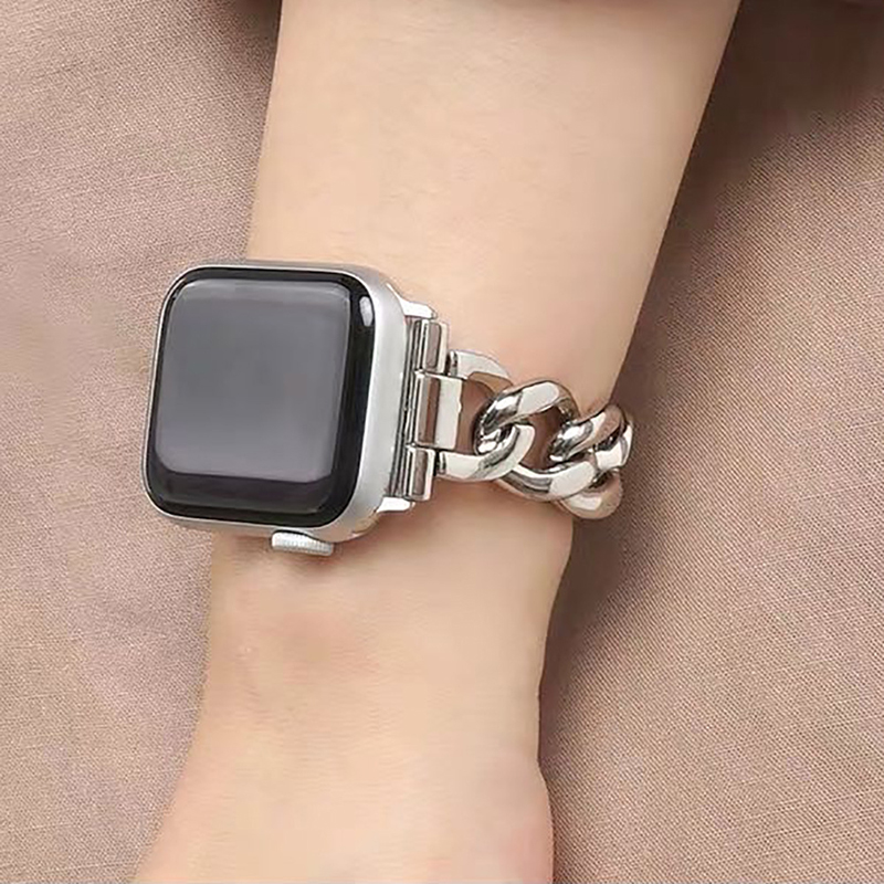 Ремешок из нержавеющей стали для apple Watch band 42 мм 38 мм, металлический браслет для iWatch Series 3/2/1