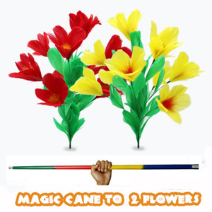 Vanishing Cane to Flower Bunch <strong>Magic</strong> <strong>Tricks</strong> <strong>Magic</strong> Props Funny Kid Stage <strong>Magic</strong> <strong>Tricks</strong> Metal Wand - Product Image 5