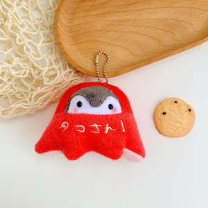 Adorables llaveros de peluche Koupen Chan, lindos personajes de pingüinos disfrazados de camarones fritos y Taiyaki, perfectos para regalos de fans del anime. - Product Image 5